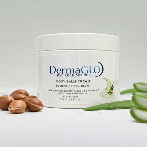 Body balm with argan seeds